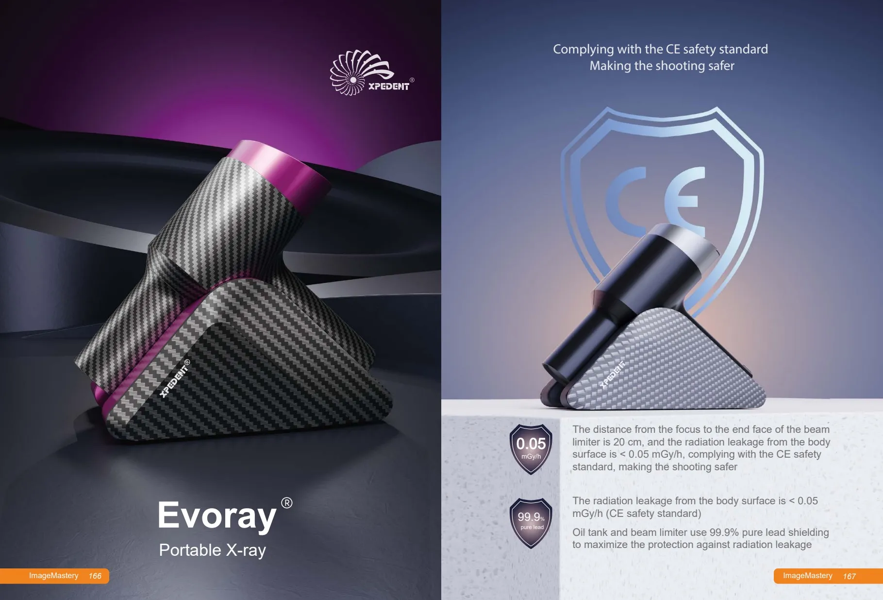 EvoRay المحمول وأمان الإشعاع
